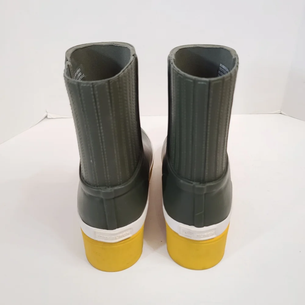 Tory Burch | Foul Weather Colorblock Lug Sole Boots in Leccio Size 7